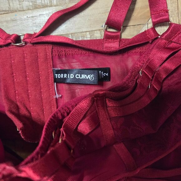 Torrid Straps And Rings Satin Bodysuit - Picture 8 of 13